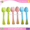 Wholesale food grade baby feeding spoon and fork set